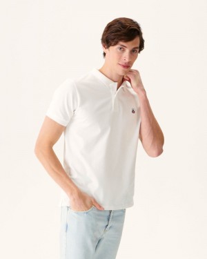 JOTT Marbella Organic Cotton メンズ ポロシャツ 白 | ONX-1365