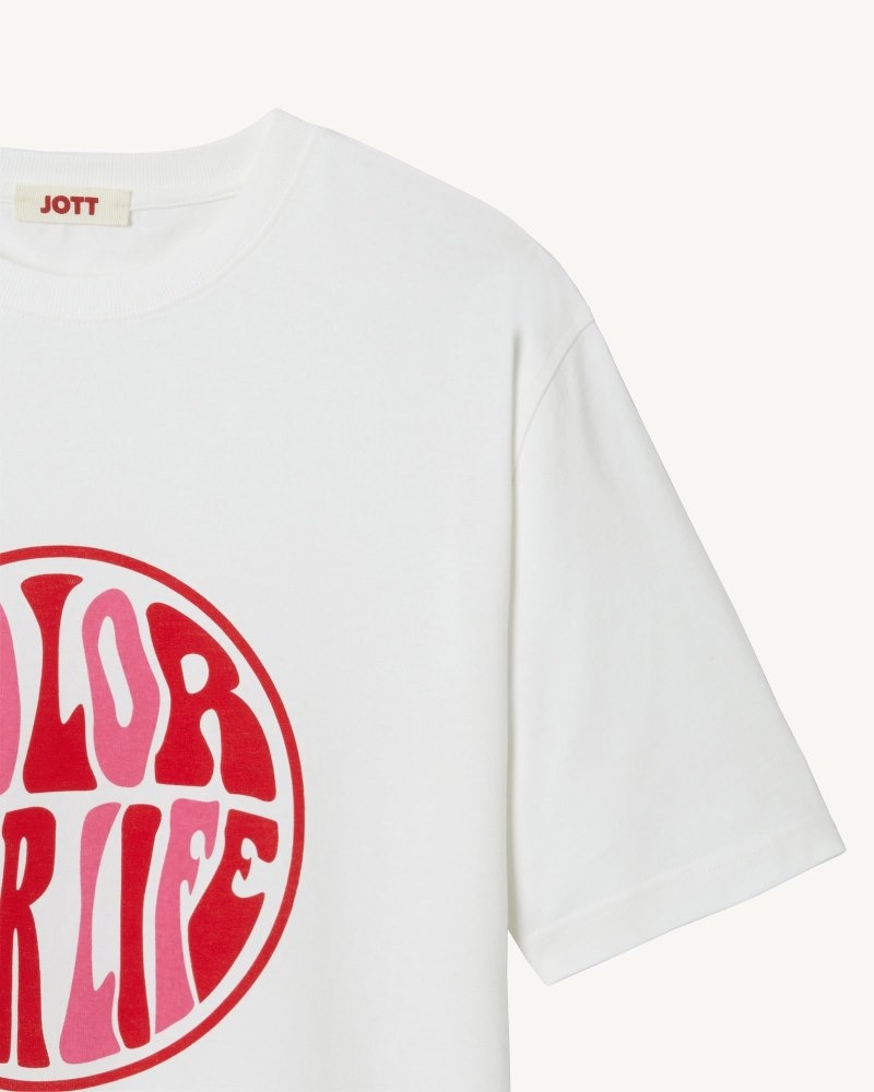 JOTT Adela Organic Cotton レディース Tシャツ 白 | JCO-4827