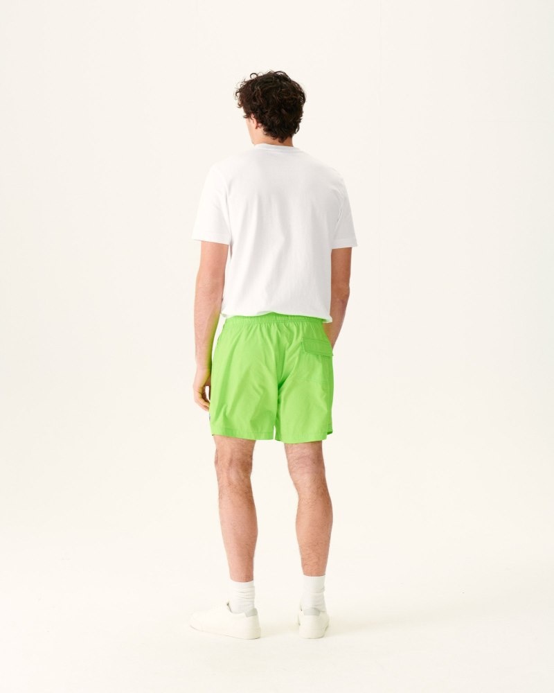 JOTT Biarritz メンズ Swim Shorts 緑 白 | FKH-7175