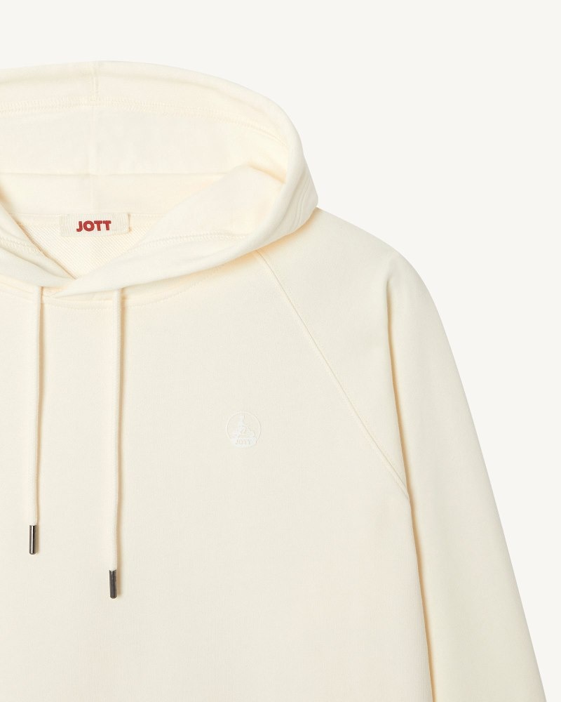 JOTT Bispo Organic Cotton メンズ スウェットシャツ Off-white | DVO-4418