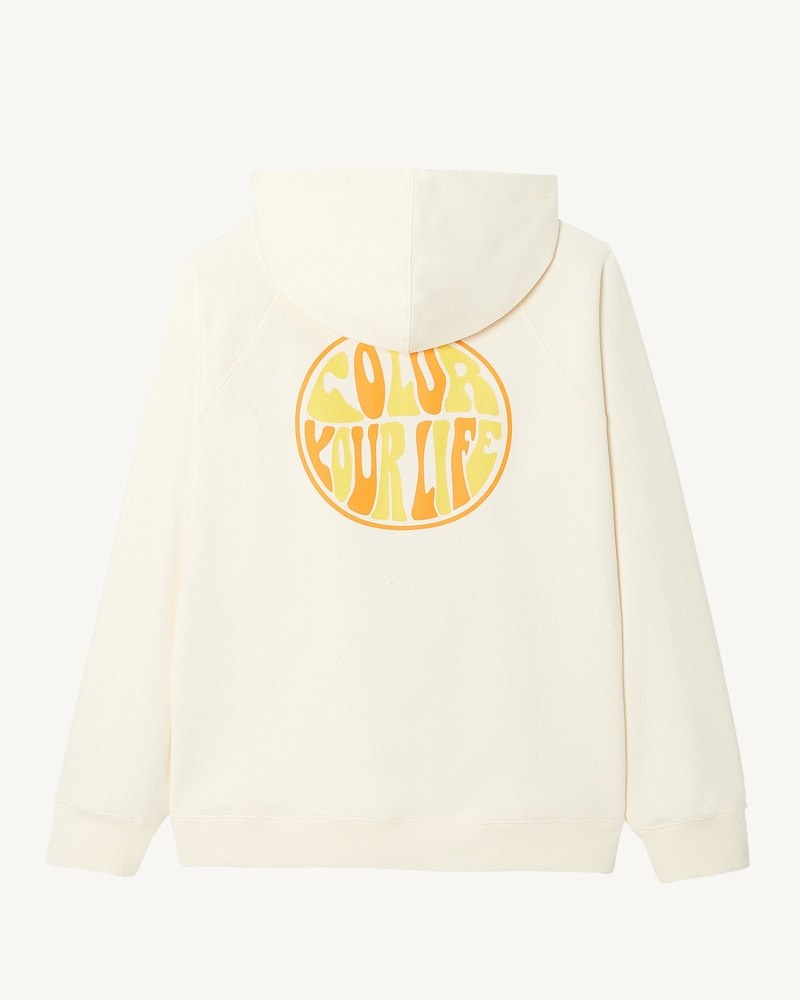 JOTT Bispo Organic Cotton メンズ スウェットシャツ Off-white | DVO-4418