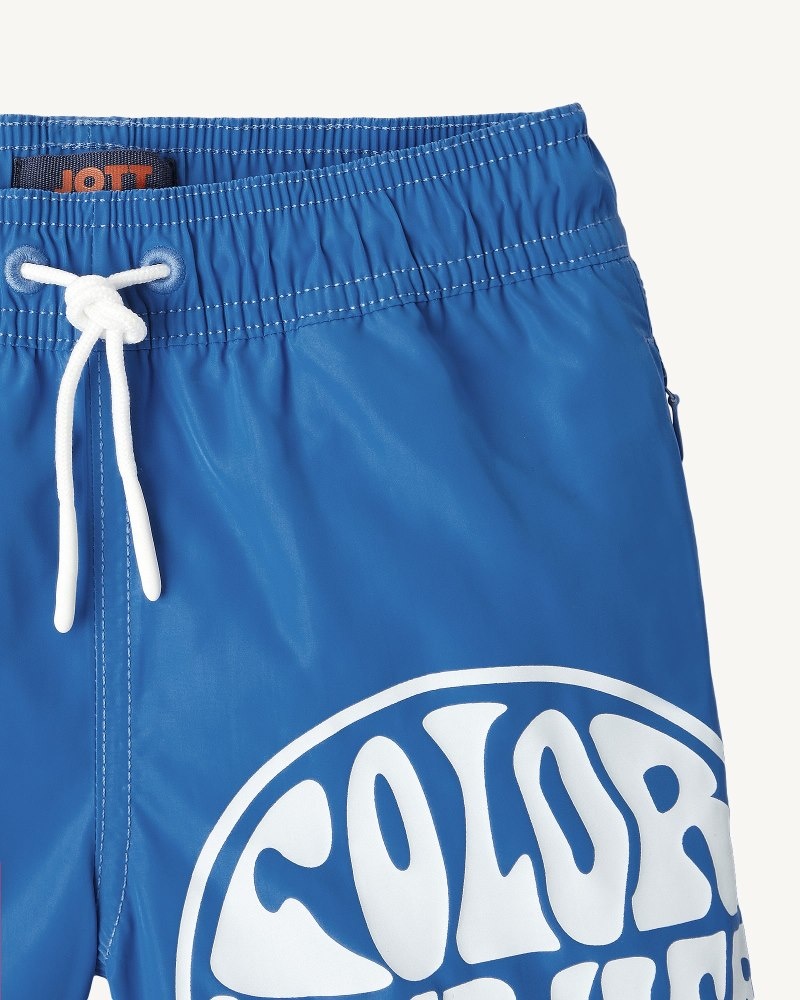 JOTT Cassis Cassis キッズ Swim Shorts 青 白 | YVO-2360