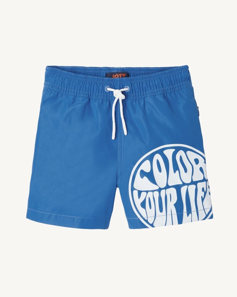 JOTT Cassis Cassis キッズ Swim Shorts 青 白 | YVO-2360