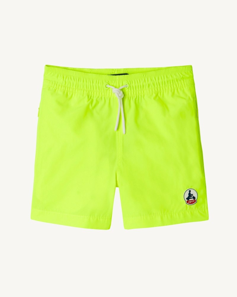 JOTT Cassis Neon Yellow キッズ Swim Shorts ネイビー | AWA-6054