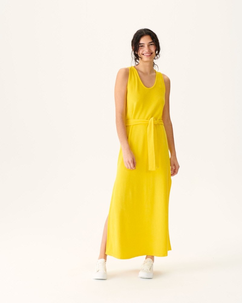 JOTT Citron Ibiza Long Belted Terry レディース ドレス ネイビー | YTJ-3840