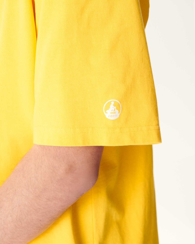 JOTT Citron Leo Organic Cotton メンズ Tシャツ レモン | JSD-2730