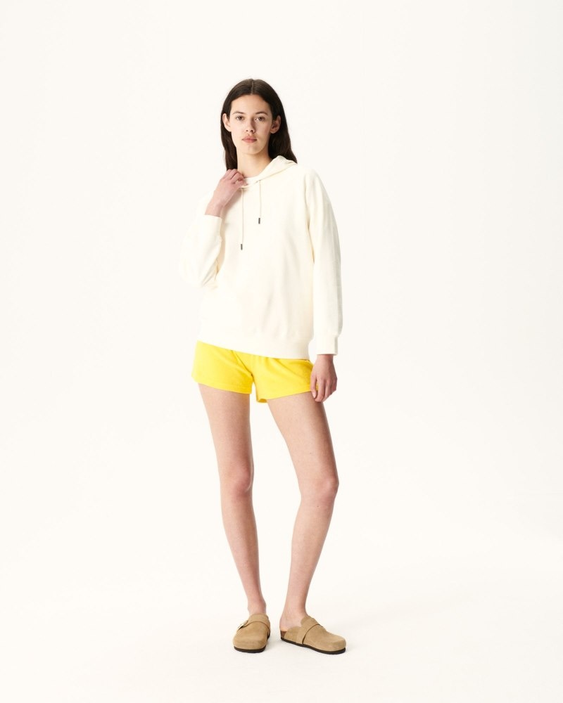 JOTT Monteria フード付き Fleece レディース スウェットシャツ Off-white | MVZ-7171