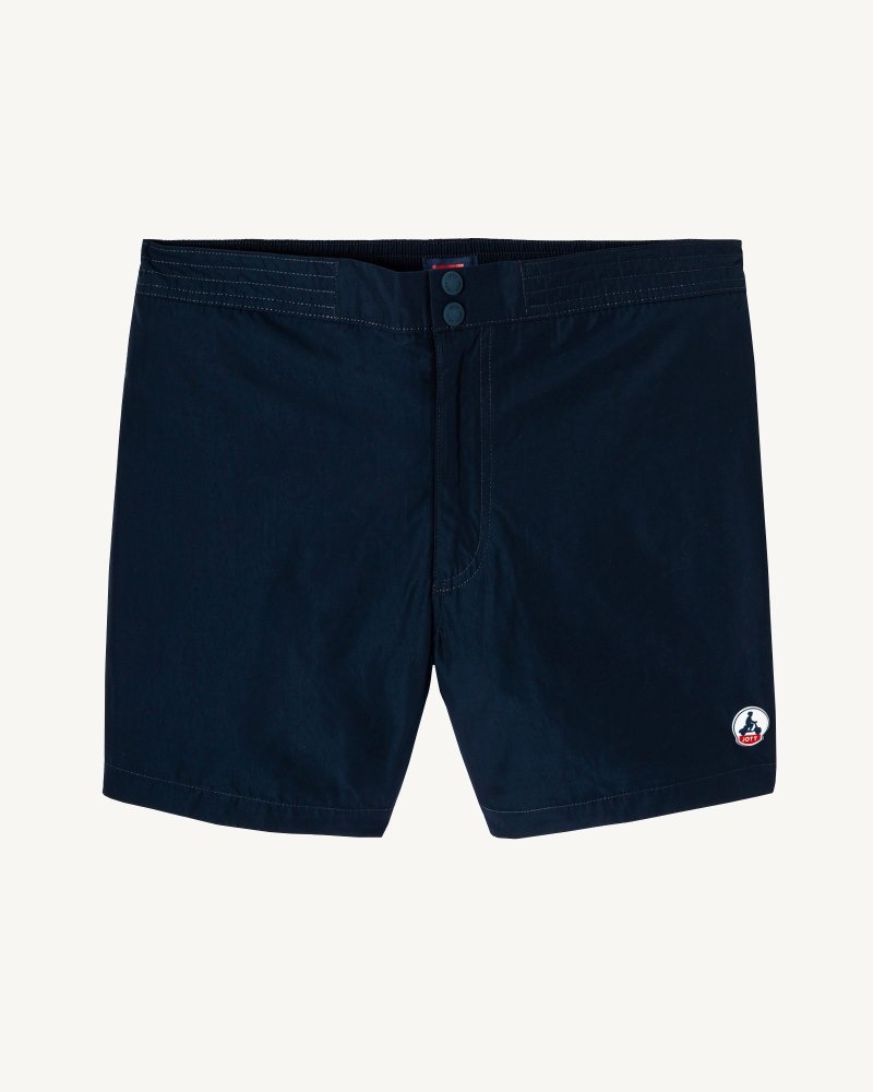 JOTT Navy Deauville メンズ Swim Shorts 黒 | OQH-9038