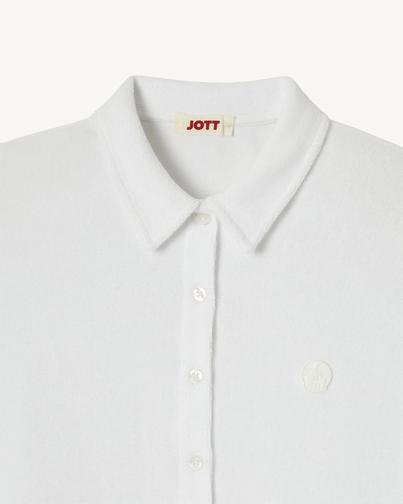 JOTT Nova Short Terrycloth レディース シャツ 白 | MFJ-5486