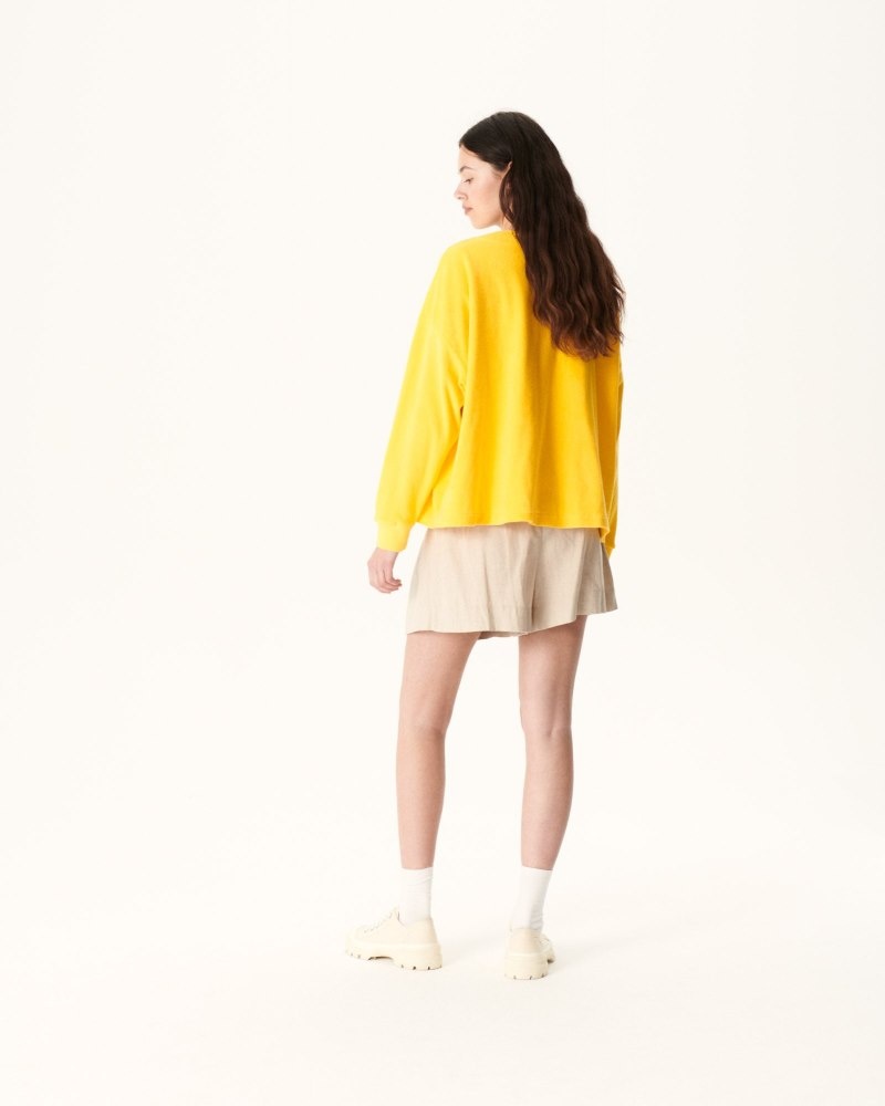 JOTT Pamplona Citron Long Sleeve レディース カーディガン レモン | QWZ-0338